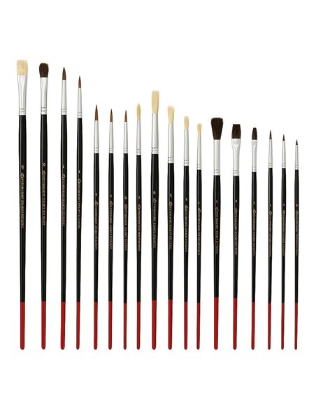 Πινέλα ζωγραφικής σετ 15 τεμαχίων