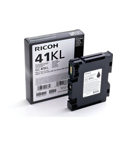 Gel Color Laser Ricoh GLGC41KL 405765 Black 600 Pgs