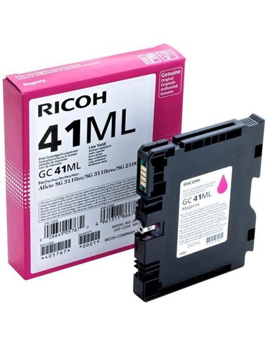 Gel Color Laser Ricoh GLGC41ML 405767 Magenta 600 Pgs