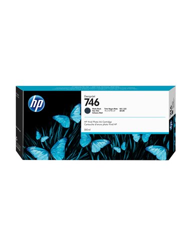 HP 746 300-ml Matte Black DesignJet Ink Cartridge