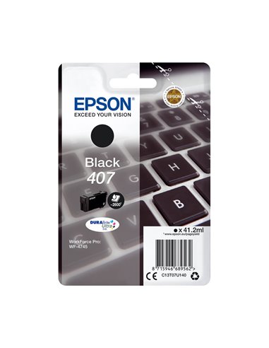 Ink Epson T07U1 C13T07U140 Black - 38.1 ml