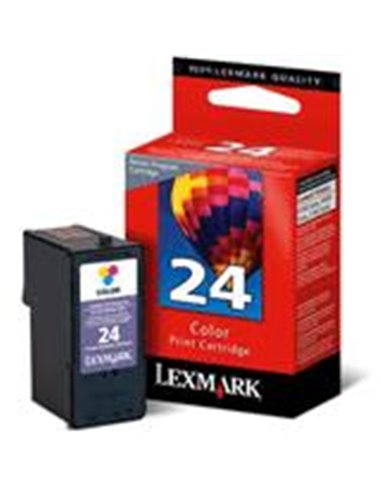 No 24 Ink Lexmark 18C1524E Colour - 185Pgs