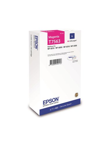 Ink Epson DURABrite C13T756340 Magenta Size L 14ml 1.5K Pgs