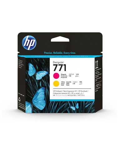 HP 771 Magenta-Yellow DesignJet Printhead