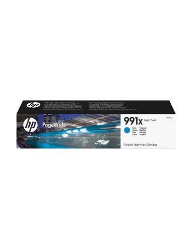 HP PageWide 991X Original Ink Cartridge Cyan 16K ( M0J090AE )