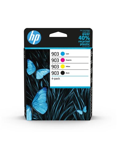 HP 903 CMYK Original Ink Cartridge 4-Pack