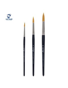 Talens van gogh σετ 3 πινέλα water colour Νο. 4-8-12