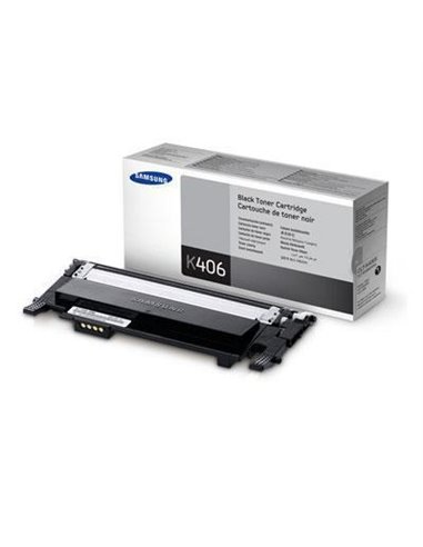 Toner Color Laser Samsung-HP CLT-K406S,ELS Black - 1.5K Pgs