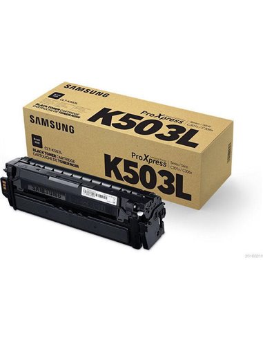 Toner Color Laser Samsung-HP CLT-K503L,ELS Black - 8k Pgs