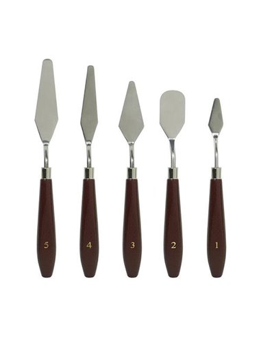 Σετ 5 σπάτουλες ζωγραφικής