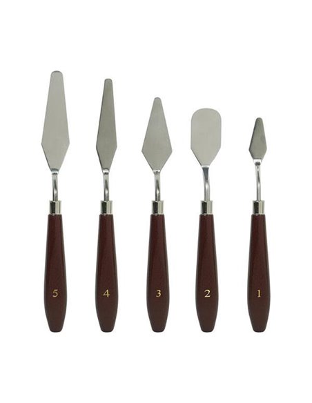 Σετ 5 σπάτουλες ζωγραφικής