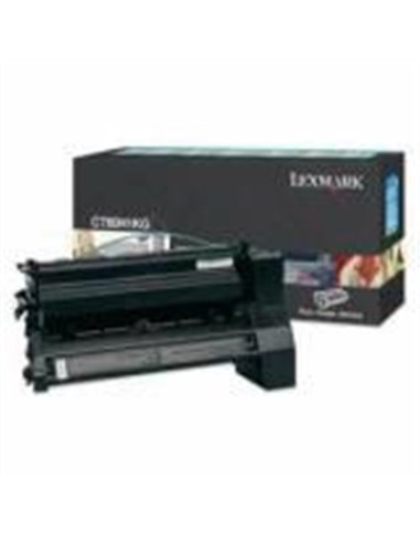 Toner Laser Lexmark C780H1KG Black 10K Pgs