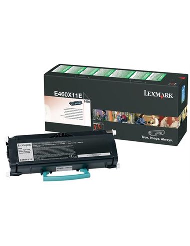 Toner Laser Lexmark 460X11E High Yield Black 15K Pgs