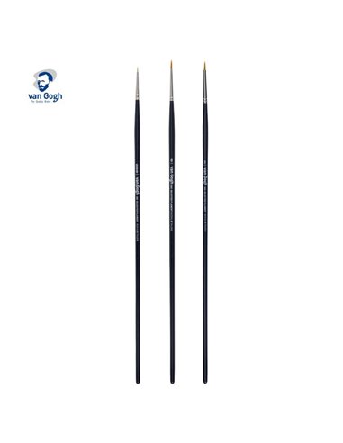Talens van gogh σετ 3 πινέλα στρογγυλά Νο 000,0,2
