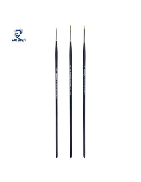 Talens van gogh σετ 3 πινέλα στρογγυλά Νο 000,0,2