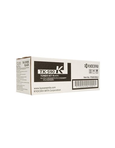 Toner Laser Kyocera Mita TK-590K Black - 7.5K Pgs