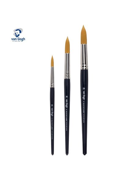 Talens van gogh σετ 3 πινέλα water colour Νο. 10-18-24