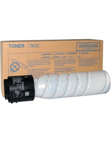 Toner Copier Konica-Minolta TN118Black - VE=2 24K Pgs