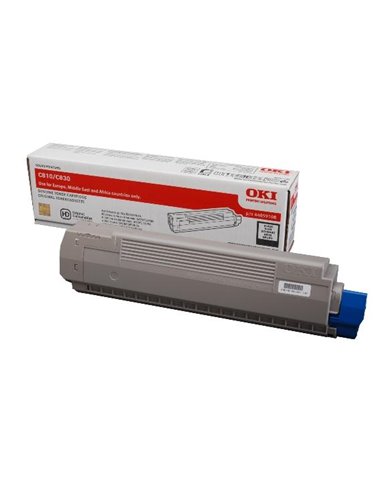 Toner Laser Oki 44059108 Black 8K Pgs