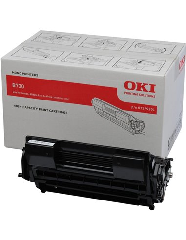 Toner Laser Oki 01279201 Black - 25K Pgs