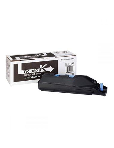 Toner Laser Kyocera Mita TK-880K Black - 25K Pgs