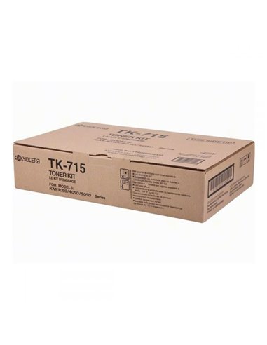 Toner Copier Kyocera TK-715  Black - 34K Pgs