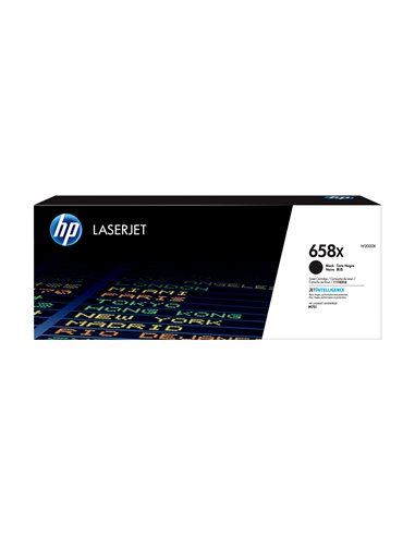 HP 658X Black LaserJet Toner Cartridge