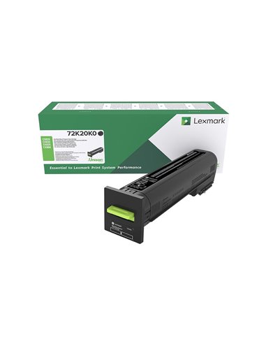 Toner Laser Lexmark 72K20K0 Standard Black -8k Pgs