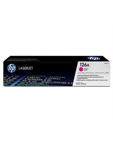 Toner Laser HP LJ Color CP1025 126A Magenta - 1K Pgs