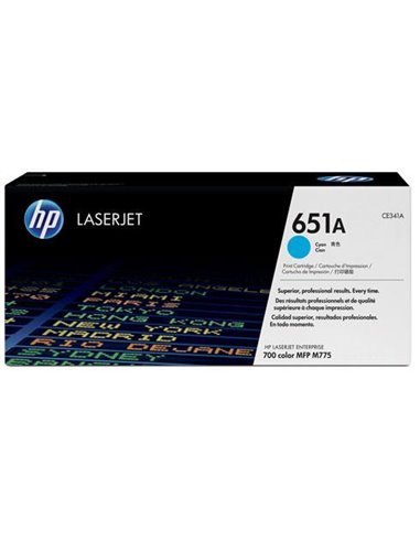 Toner Laser HP 651A LJ MFP775 Series Cyan