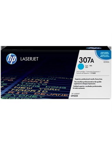 Toner Laser HP LJ Color CP5225 Cyan - 7.3K Pgs