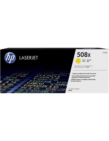 Toner Laser 508X HP LJ Color M552 Yellow 9,5K Pgs