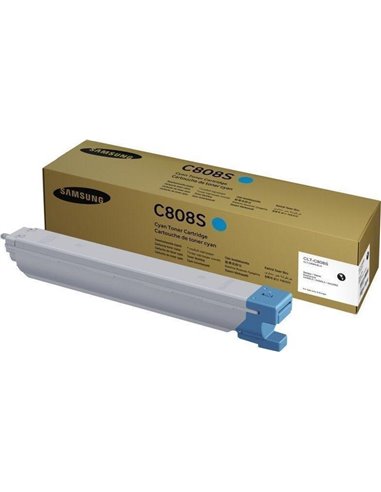 Toner Color Laser Samsung-hp CLT-C808S ELS Cyan - 20k Pgs