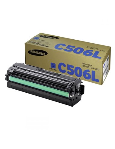 Toner Color Laser Samsung-HP CLT-C506L,ELS Cyan High Yield - 3.5k Pgs