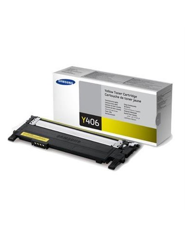 Toner Color Laser Samsung-HP CLT-Y406S,ELS Yellow - 1K Pgs