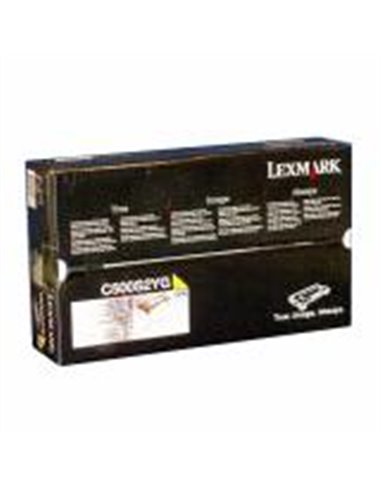 Toner Laser Lexmark C500S2YG Yellow Standard 1.5K Pgs