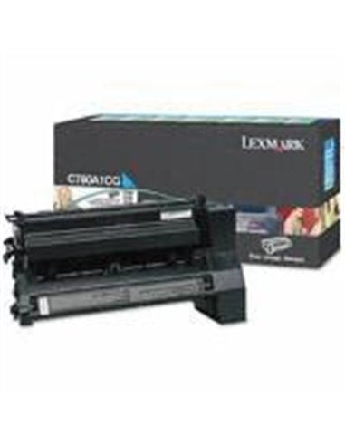 Toner Laser Lexmark C780A1C Cyan 6K Pgs