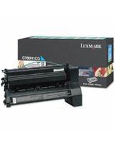 Toner Laser Lexmark C780H1CG Cyan 10K Pgs