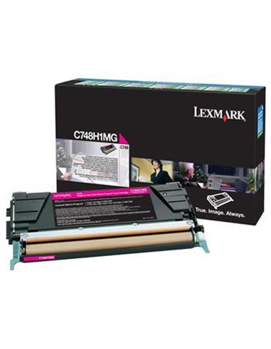 Toner Laser Lexmark C748H1M Magenta High Corporate - 10K Pgs