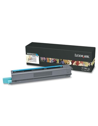 Toner Laser Lexmark X925H2CG Cyan High Yield 7.5K Pgs