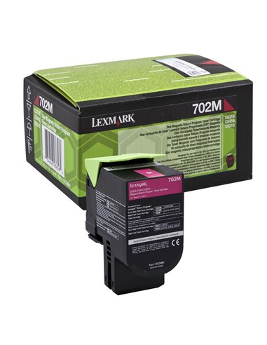 Toner Laser Lexmark 70C20M0 Standard Magenta -1k Pgs