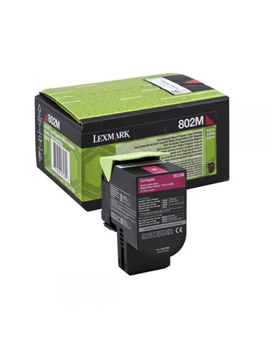 Toner Laser Lexmark 80C20M0 Low Magenta -1k Pgs