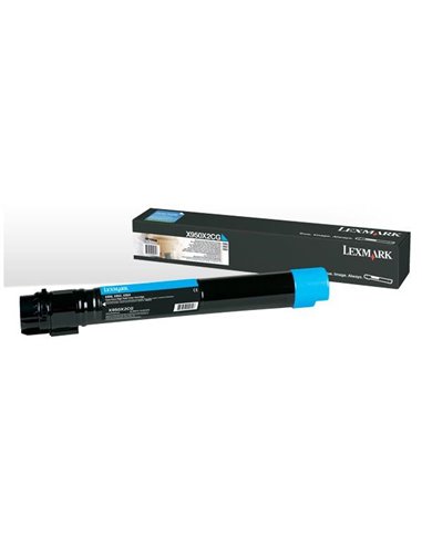 Toner Laser Lexmark X950X2CG Cyan Extra High Yield - 22k Pgs