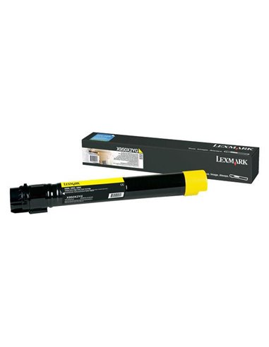 Toner Laser Lexmark X950X2YG Yellow Extra High Yield - 22k Pgs