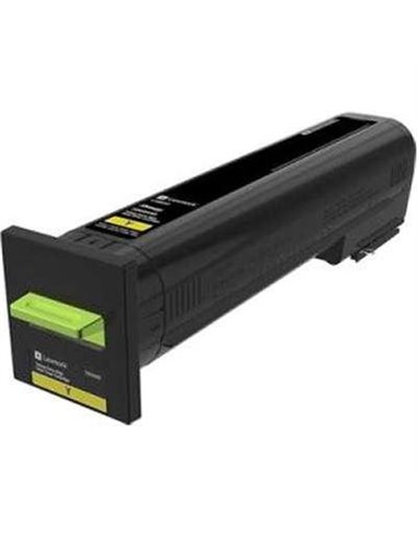 Toner Laser Lexmark 72K0X40 Yellow Extra High Yield 22k pgs