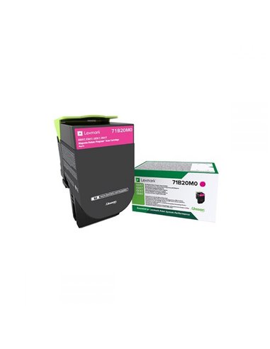 Toner Laser Lexmark 71B20M0 Standard Magenta -2.3k Pgs