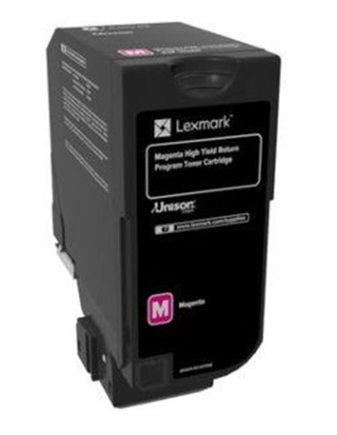 Toner Laser Lexmark 84C2HM0 High Yield Magenta -16k Pgs