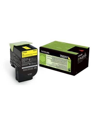 Toner Laser Lexmark 70C2XY0 Extra High Yield Yellow -4k Pgs