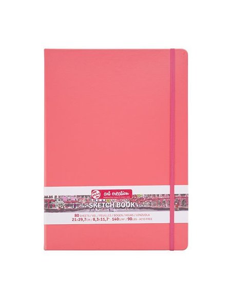 Talens Sketch book κοραλί 80φυλ. 21x30εκ. 140 γρ.