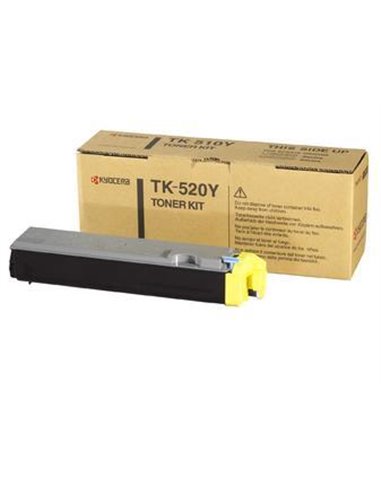 Toner Laser Kyocera Mita TK-520Y Yellow - 4K Pgs